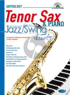 Anthology Jazz-Swing Duets Tenor Saxophone-Piano (Bk-Cd) (transcr. Andrea Cappelari)