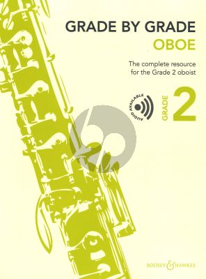 Grade by Grade Vol.2 Oboe-Piano Book with Audio Online (arr. by Janet Way)