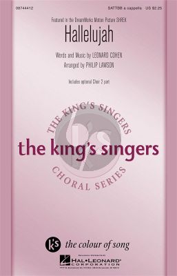 Cohen Hallelujah SATTBB (The King Singers)