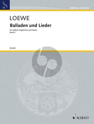 Loewe Ausgewahlte Lieder & Balladen Vol. 2 Mittlere Stimme