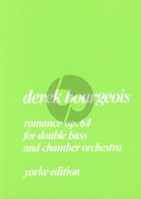 Bourgeois Romance Op. 64 Double Bass and Piano (1980)