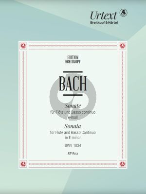 Bach Sonate e-moll BWV 1034 Flote und Cembalo[Klavier] (edited by Barthold Kuijken)