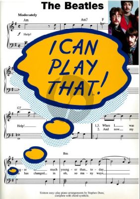 I Can Play That Beatles Vol.2 (Piano/Vocal/Guitar)