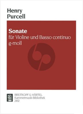 Purcell Sonate g-moll fur Violine und Klavier (Herausgegeben von Felix Schroeder)