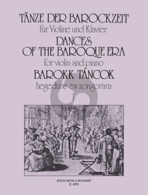 Dances of the Baroque Era Vol.1 for Violin and Piano