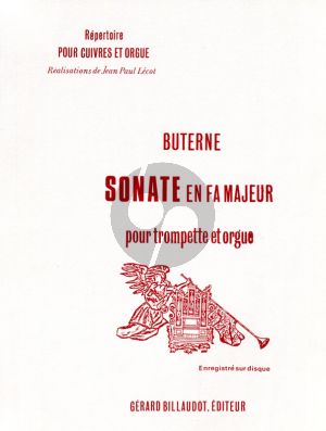 Buterne Sonate Fa majeur Trompette et Orgue