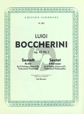 Boccherini Sextet E-flat major Op.42 No.1 Horn[Eb]-2 Vi.-Va.-2 Vc.)