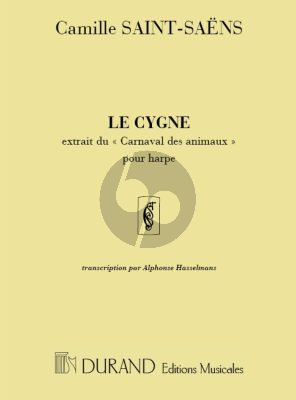 Saint-Saens Le Cygne pour Harpe (Extrait Du Carnaval Des Animaux) (transcription par Alphonse Hasselmans)