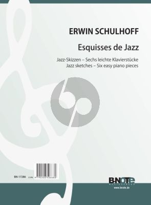 Schulhoff Esquisses de Jazz Piano solo