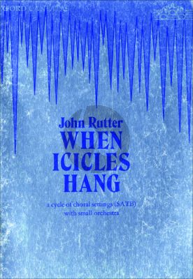 Rutter When Icicles Hang Vocalscore (SATB & piano)
