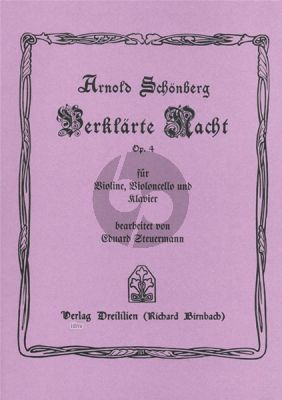 Schoenberg Verklarte Nacht Op.4 Violin-Violoncello and Piano (Score/Parts) (edited by Eduard Steuermann)