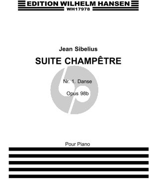 Sibelius Suite Champetre Op. 98B No. 3 Danse Piano solo