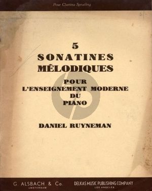 5 Sonatines Melodiques Piano