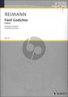 5 Gedichte (Paul Celan) (Baritone-Piano)