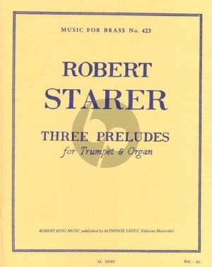 Starer 3 Preludes Trumpet and Organ