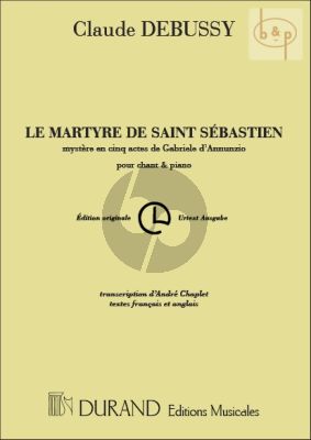 Le Martyre de Saint Sebastian (Mystere en 5 Actes) Vocal Score