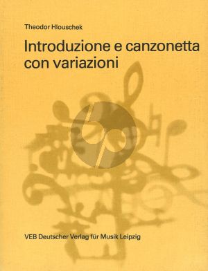 Hlouaschek Introduzione e Canzonetta con Variazioni (1967) Score - Parts (Oboe d'Amore-Viola d'Amore-Clar.[A]-Va.-Harp)