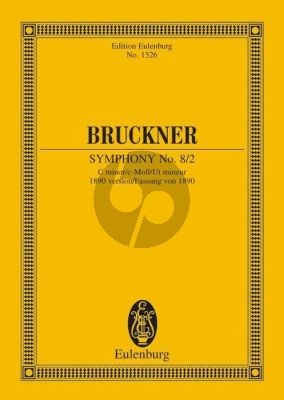 Bruckner Symphonie No. 8/2 c-moll Studienpartitur (1890 Version) (Leopold Nowak)