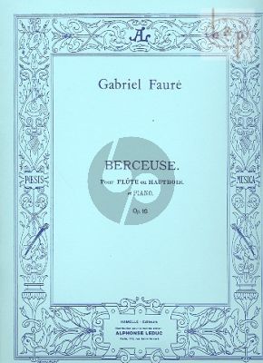 Berceuse Op.16 for Flute [Oboe] and Piano