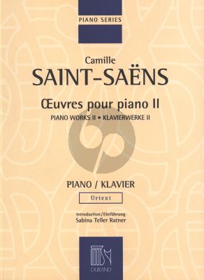 Saint Saens Piano Works Vol.2 Waltzes (Urtext Edition edited by Sabina Teller Ratner)