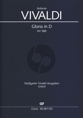 Vivaldi Gloria RV 589 D-dur Soli [SSA]-SATB-Orchestra Vocal Score (Edited by Günter Graulich)