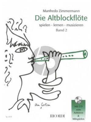 Zimmermann Die Altblockflöte Band 2 - mit CD