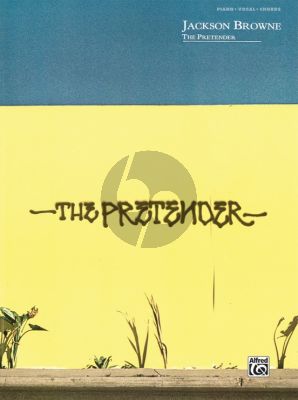 Jackson Browne The Pretender Piano-Vocal-Guitar