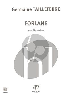 Tailleferre Forlane Flute-Piano
