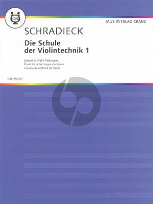 Schradieck Schule der Violintechnik Vol.1