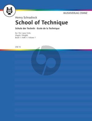 Schradieck Schule der Violatechnik Vol.1 (Louis Pagels/Paul Wright)