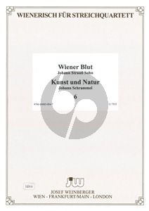 Wienerisch Vol.6 Strauss J.(Sohn) Wiener Blut Op.354 & Schrammel Kunst und Natur 2 Vi.-Va.-Vc. (Stimmen)