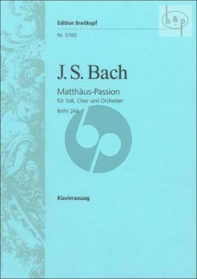 Matthaus Passion BWV 244 (Schneider)