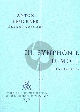 Symphonie No.3 d-moll Fassung 1873 Studienpartitur