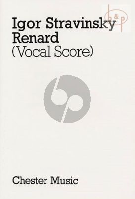 Renard Vocal Score