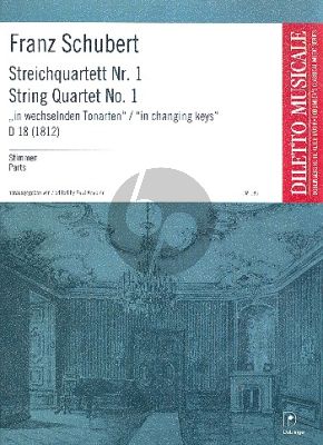 Quartet No.1 D.18 (1812) (2 Vi.-Va.-Vc.)