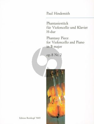 Hindemith Phantasiestuck H-dur Op. 8 No. 2 Violoncello und Klavier