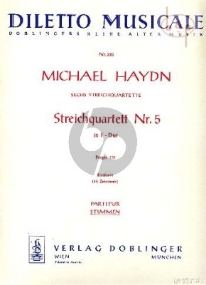 Quartet No.5 F-major P.119 (2 Vi.-Va.-Vc.)