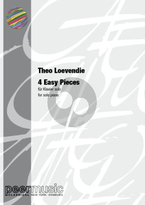 Loevendie 4 Easy Pieces Piano solo