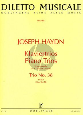 Trio D-major Hob.XV:24 Violin-Violoncello-Piano
