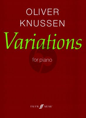 Knussen Variations Op. 24 for Piano