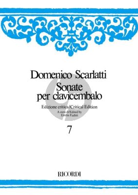 Scarlatti Sonate per Clavicembalo Vol.7