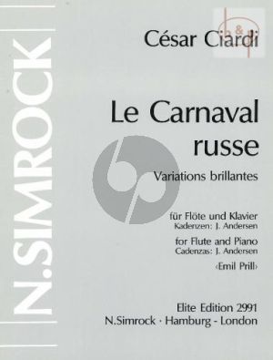 Le Carnaval Russe Flute and Orchestra piano reduction (Variations Brillantes)