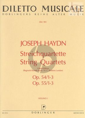 Quartette Op.54 No.1 - 3 and Op.55 No.1 - 3 (Hob.III 57 - 62)