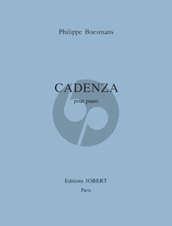 Boesmans Cadenza pour Piano seul