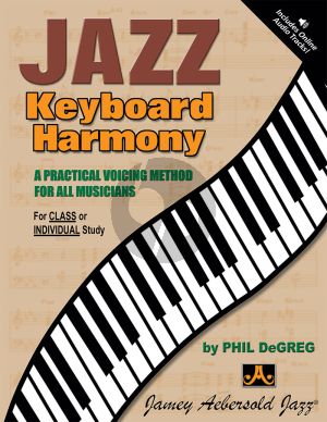 DeGreg  Jazz Keyboard Harmony Book with Audio Online