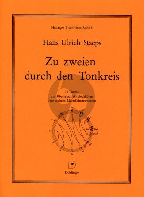 Staeps Zur zweien durch den Tonkreis 2 Altblockflöten (Ein Duettbuch zur Übung auf Altblockflöte in allen Tonarten)