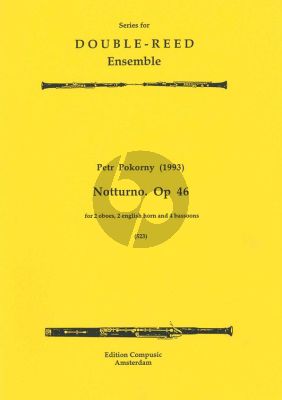 Pokorny Notturno Op.46 2 Oboes- 2 Engl.Horns- 4 Bns. (Score/Parts)