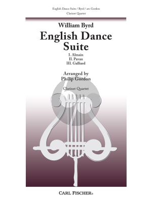 Byrd English Dance Suite for 4 Clarinets