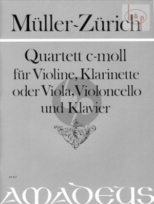Quartett c-moll Op.26 (Clar.[Bb][Viola])