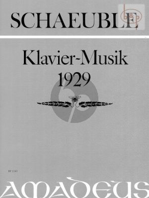 Klavier-Musik 1929 Op.5